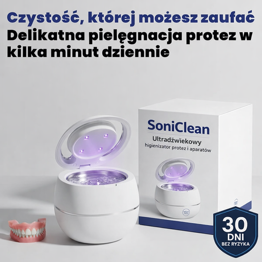 SoniClean - ultradźwiękowy higienizator protez