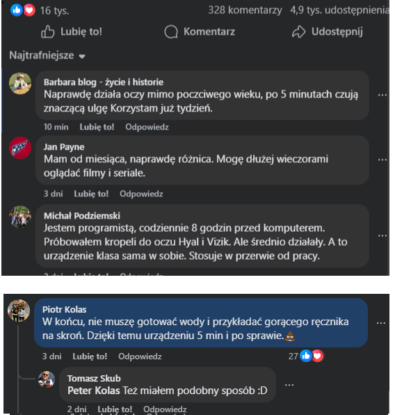 (Nowość) Ulga dla oczu