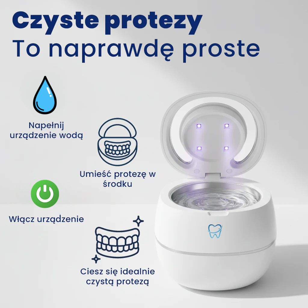 SoniClean - ultradźwiękowy higienizator protez